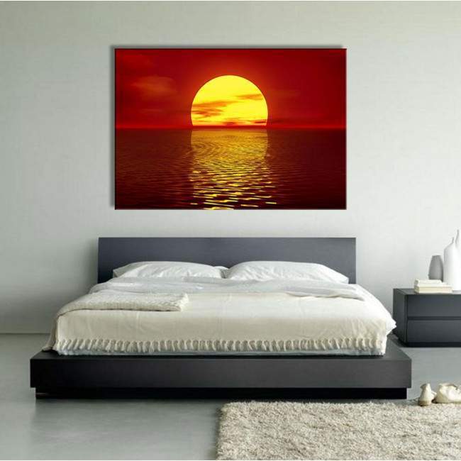 Sunset, πίνακας σε καμβά