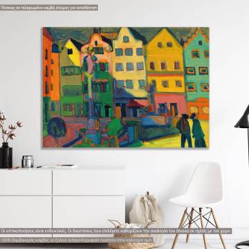 Canvas print Mary's square, Kandinsky W.