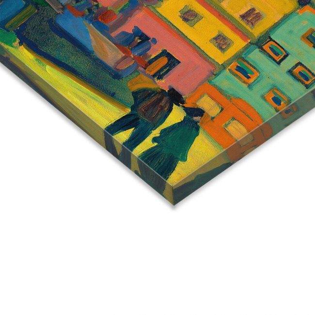 Πίνακας ζωγραφικής Mary's square, Kandinsky W, αντίγραφο σε καμβά, λεπτομέρεια