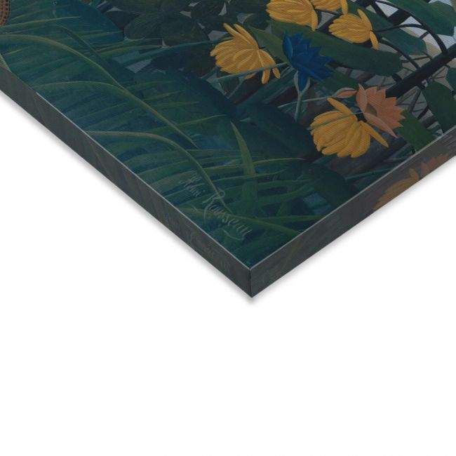 Canvas print The repast of the lion, Rousseau H.