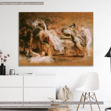Canvas print The abduction of Proserpina,Rubens P. P.