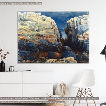 Canvas print The gorge, Hassam F. C