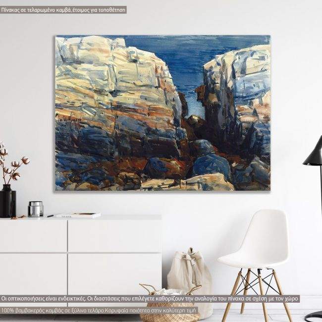 Canvas print The gorge, Hassam F. C
