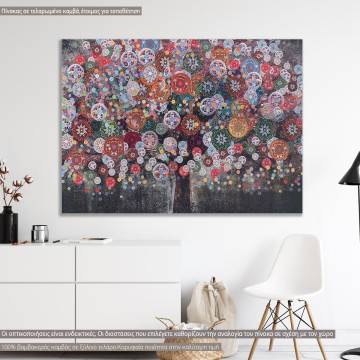 Πίνακας σε καμβά Ornamented tree
