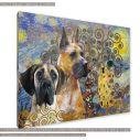Canvas print, Klimt's dogs