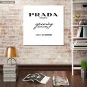 Πίνακας σε καμβά Prada opening soon, τετράγωνος