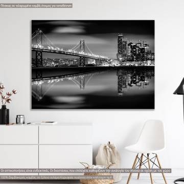 Canvas print The San Francisco bay