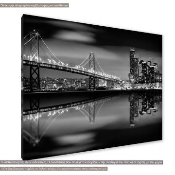 Canvas print The San Francisco bay Framed canvas View 1 2