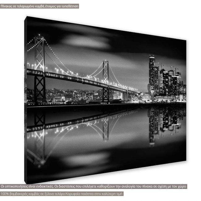 Canvas print The San Francisco bay