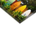 Canvas print, Surfboard fence