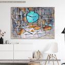 Canvas print Still life with gingerpot II, Mondrian P