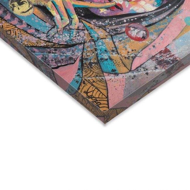 Canvas print Colorful street art I