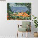 Canvas print L'Estaque, Cezanne P.