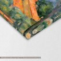 Πίνακας ζωγραφικής L'Estaque, Cezanne P, αντίγραφο σε καμβά, λεπτομέρεια