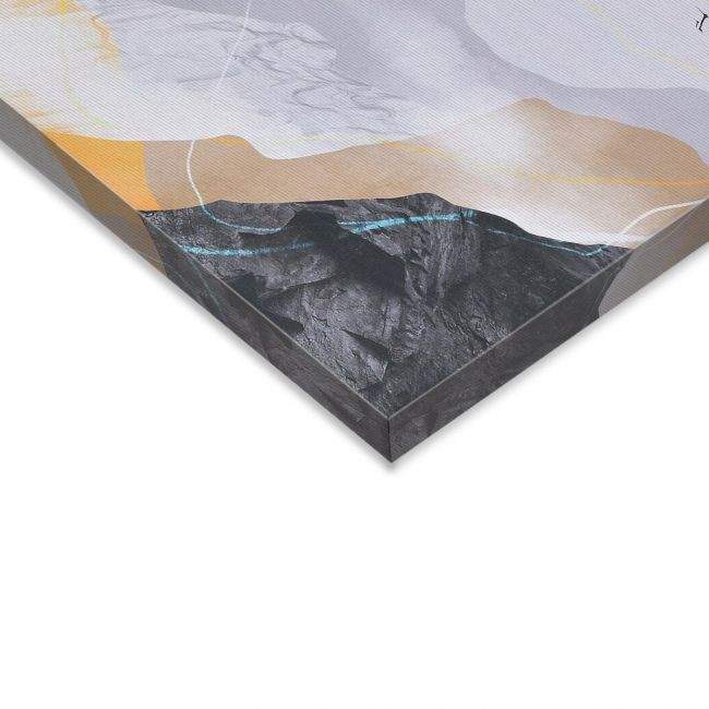 Πίνακας σε καμβά Lone tree with flying birds, λεπτομέρεια