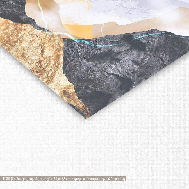 Πίνακας σε καμβά, Lone tree with flying birds, τετράγωνος, λεπτομέρεια