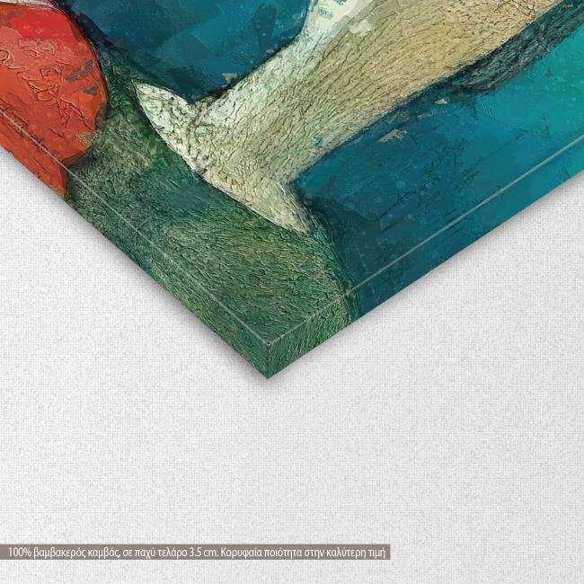 Canvas print Faces, shadow and light