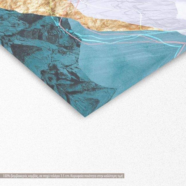 Πίνακας σε καμβά, Lone tree with flying birds I, τετράγωνος, λεπτομέρεια