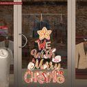 Χριστουγεννιάτικο αυτοκόλλητο, Merry Christmas Coockie tree