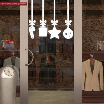 Christmas sticker, Christmas shop window decorations II