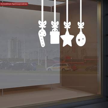 Christmas sticker, Christmas shop window decorations II 2