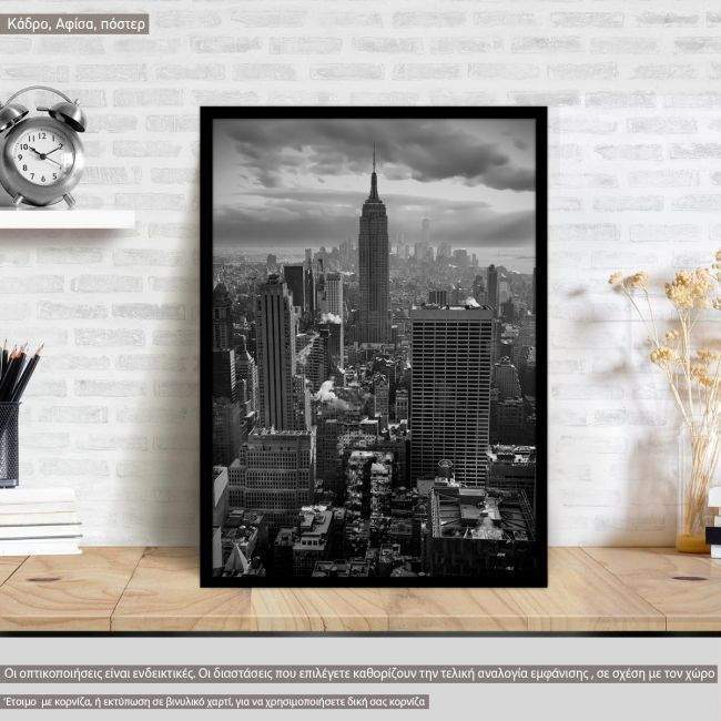 Empire state building, poster