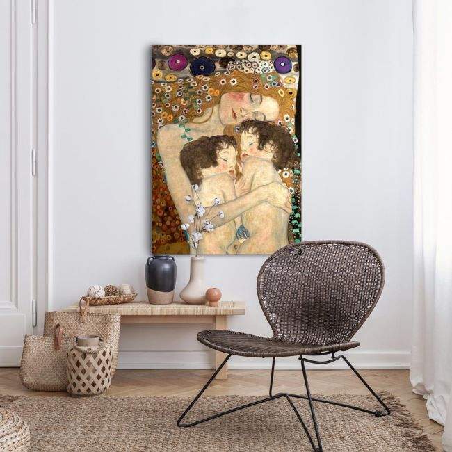 Πίνακας ζωγραφικής Mother and twins, Klimt Gustav
