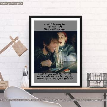 We met at the wrong time, poster