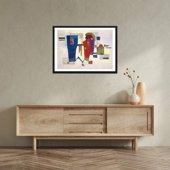 Canvas print Accompanied contrast, Kandinsky W.