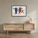 Canvas print Accompanied contrast, Kandinsky W.