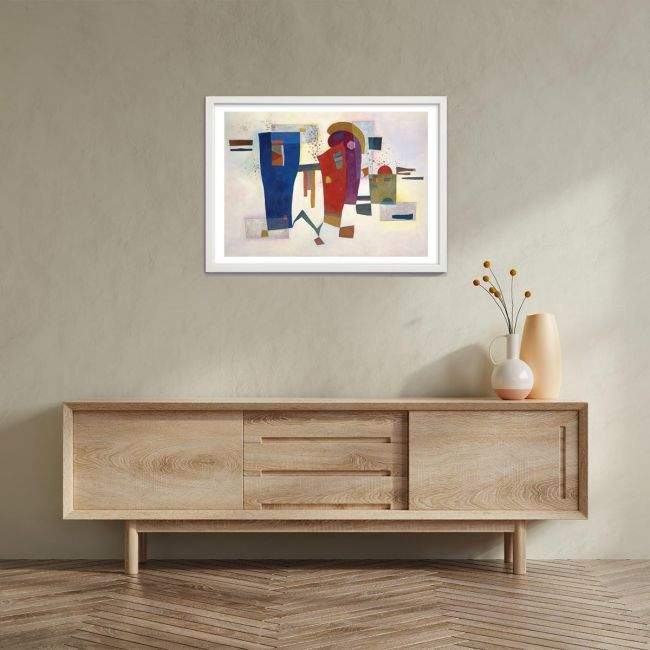 Canvas print Accompanied contrast, Kandinsky W.