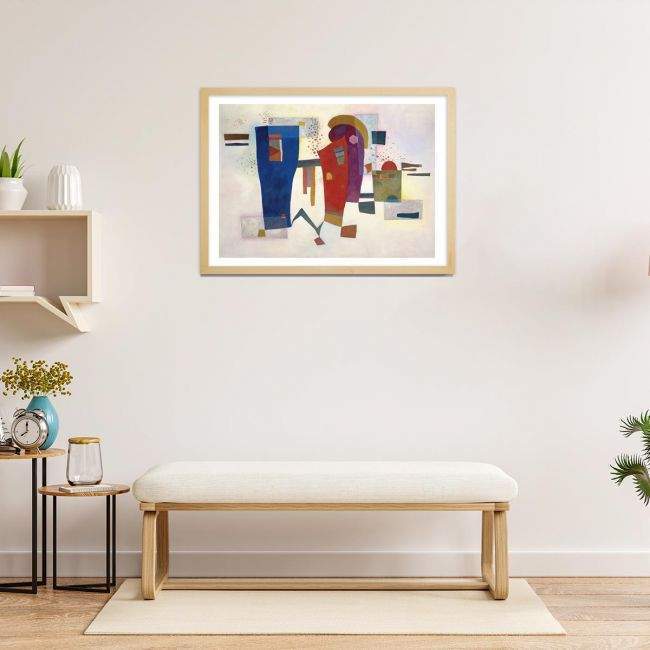 Canvas print Accompanied contrast, Kandinsky W.