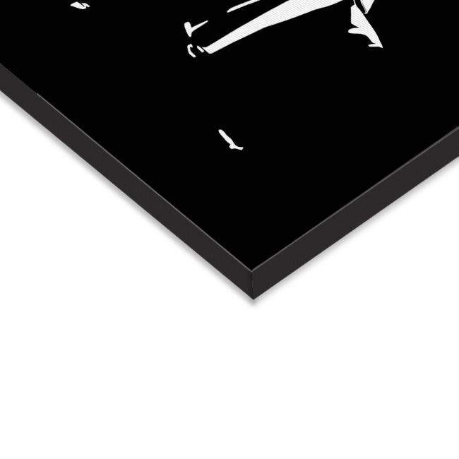 Canvas print A dark side fiction, street art