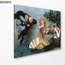 Canvas print The birth of a Muppet (based on The birth of Venus, Botticelli), canvas print