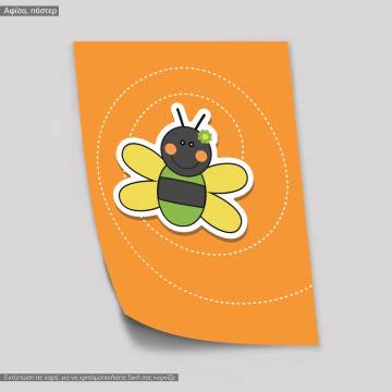 Poster Cute Bee 2