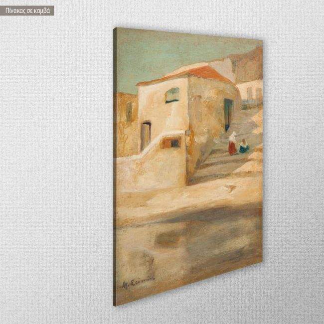 Canvas print House by the sea, Oikonomou M.