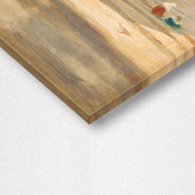 Πίνακας ζωγραφικής Σπίτι στη θάλασσα, Οικονόμου Μ, λεπτομέρεια