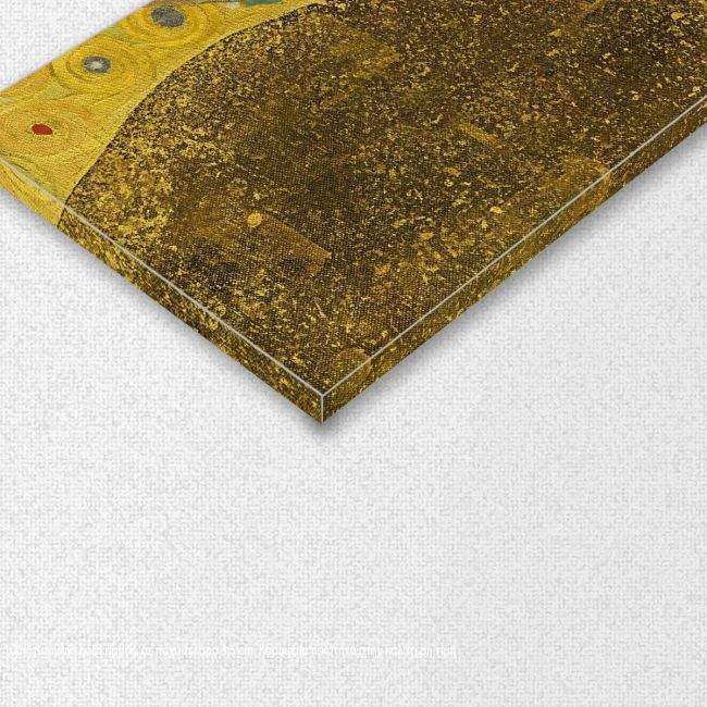 Πίνακας σε καμβά The kiss detail, Klimt G, τετράπτυχος ασύμμετρος, λεπτομέρεια