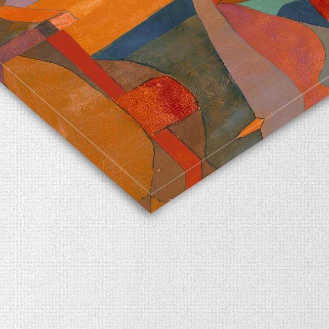 Canvas print Temple gardens, Paul Klee,3 panels