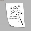 Espresso patronum, αφίσα, κάδρο
