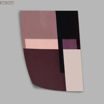 Geometrical shapes in pink palette II, κάδρο, μαύρη κορνίζα 2