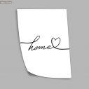 Home heart, αφίσα, κάδρο