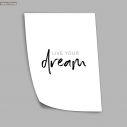 Live your Dream poster