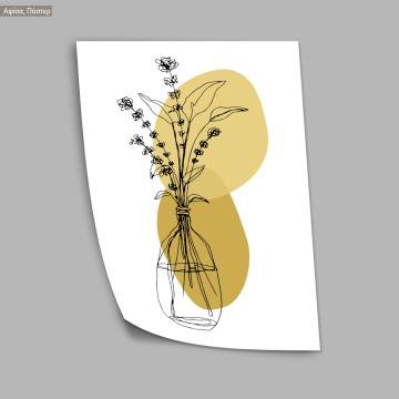 Lines in vase, poster 2