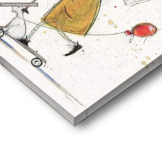 Canvas print Born to be wild, vertical