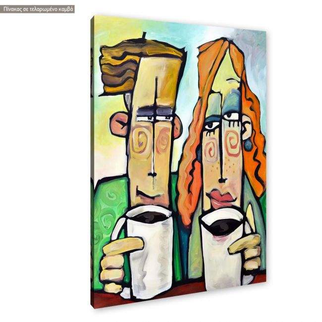 Canvas print, Coffee date