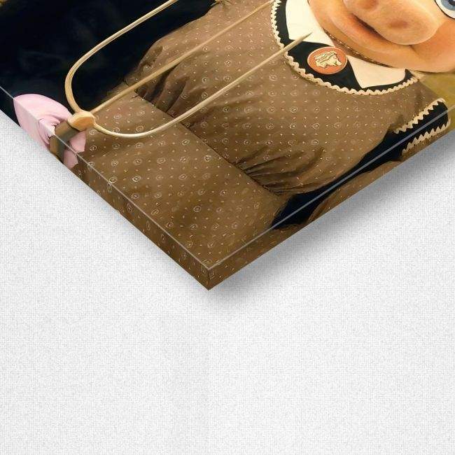 Πίνακας ζωγραφικής A muppet gothic, reart (original Wood G), λεπτομέρεια