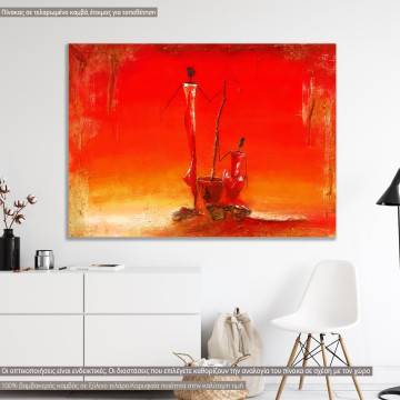Canvas print Sunset in Africa II