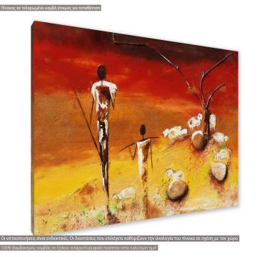 Canvas print Sunset in Africa III Framed canvas View 1 2