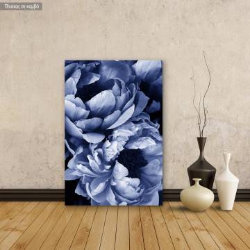 Πίνακας σε καμβά In blue II